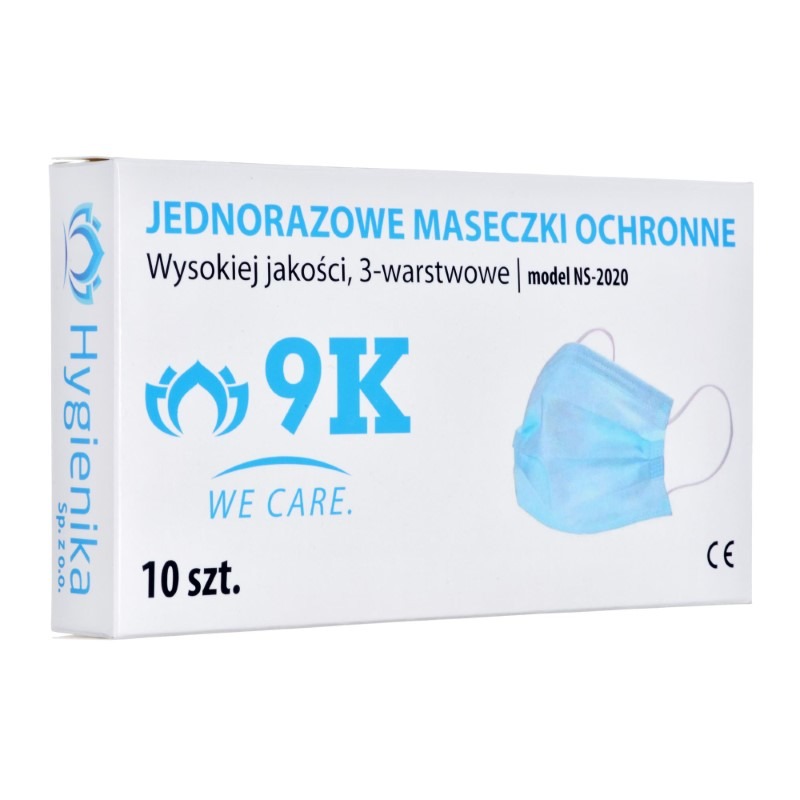 Hygienika Maseczki Ochronne Jednorazowe 3 Warstwowe 10 Szt Smyk Com