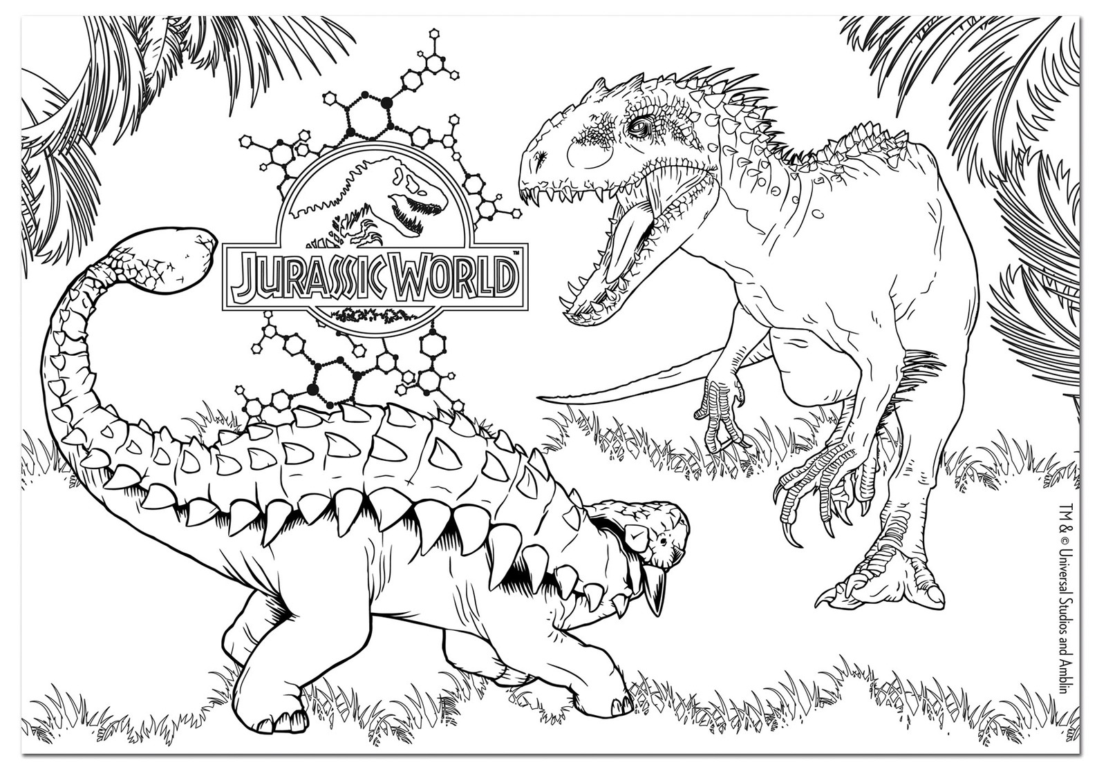 Kolorowanki Jurassic World Do Druku : Dinozaury Kolorowanki Do Wydruku Dla Dzieci Z Dinozaurami ...
