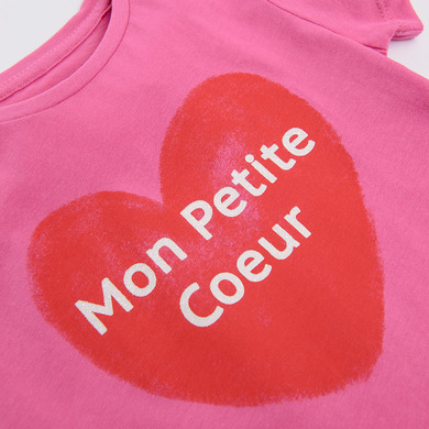 Cool Club T Shirt Dziewczecy Rozowy Serce Mon Petit Coeur Smyk Com