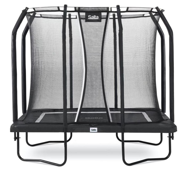 Salta, Premium Edition, trampolina, czarna, 214x153 cm
